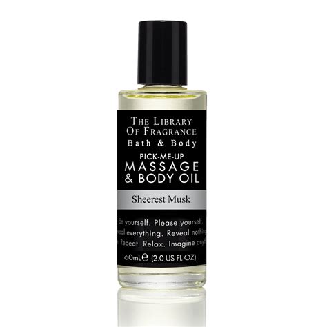 sheerest musk massage and body oil the library of fragrance