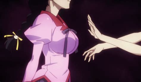 Tsubasa Hanekawa With Hypnotic Arms Monogatari Series Know Your Meme