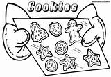 Cookies Coloring Pages Print Colorings sketch template