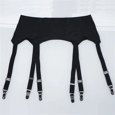 women garters seamless panties garter belt 6 wide straps vintage metal