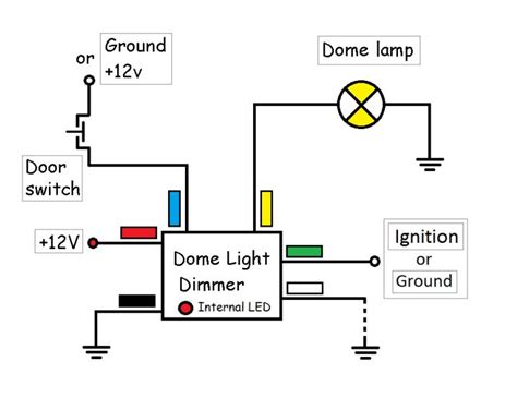 dome light dimmer  delay smart circuit