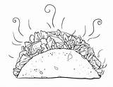 Taco Coloring Pages Printable Tacos Bell Drawing Coloringcafe Print Food Dragons Color Silhouette Sheets Getdrawings Getcolorings Pdf Listened Choose Board sketch template