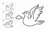 Drawing Kids Coloring Draw Step Birds Drawings Worksheets Easy Printable Learn Simple Activities Pages Cartoon Nursery Templates Bird Children Template sketch template