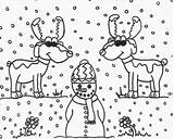 Reindeer Coloringbay sketch template