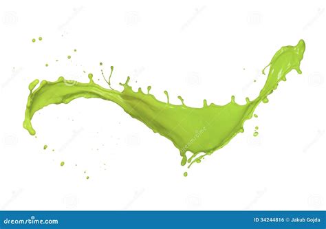 green splash stock photo image  flower isolated light