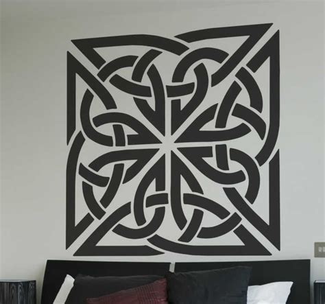 muursticker vierkant keltisch symbool
