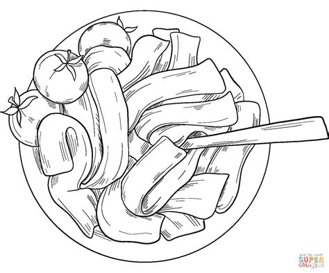 italian food coloring page  printable coloring page coloring home