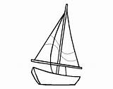 Boat Sailing Coloring Coloringcrew Boats sketch template