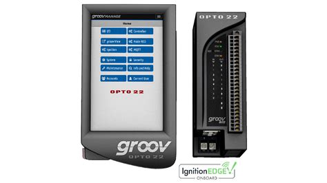 opto  introduces  groov models  ignition  onboard industrial ethernet book