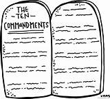 Coloring4free Commandments sketch template