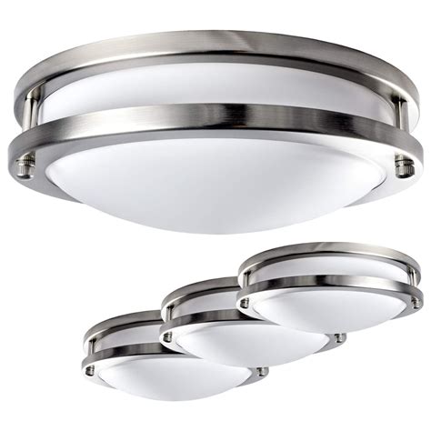 luxrite led flush mount ceiling light   dimmable  bright white  lumens