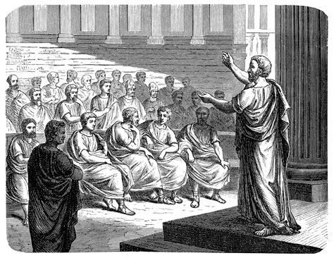 The Assembly Of Athens Known As The Ecclesia