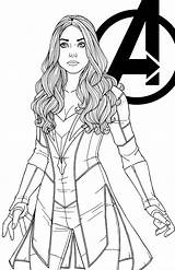 Wanda Maximoff Jamiefayx Marvel Coloring Pages Deviantart Witch Avengers Captain Brie Para Colorir Choose Board Had Desenhos Visitar Superhero Books sketch template