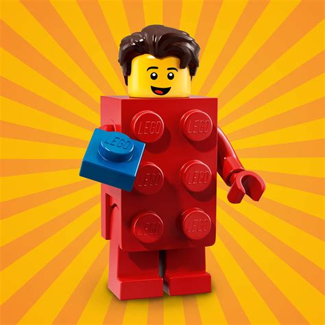 lego brick suit guy bricking
