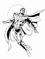 Superman Fumetto Disegnidacolorareonline Fumetti sketch template