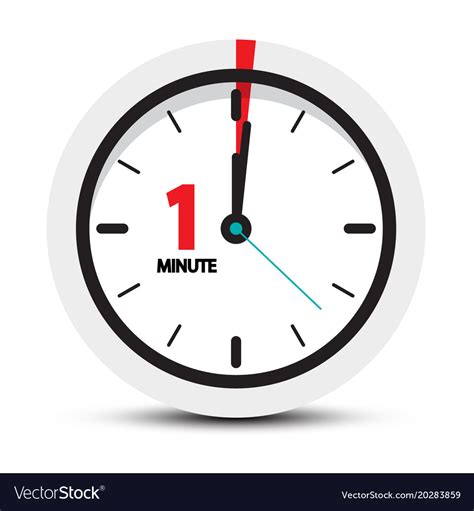 minute clock icon royalty  vector image