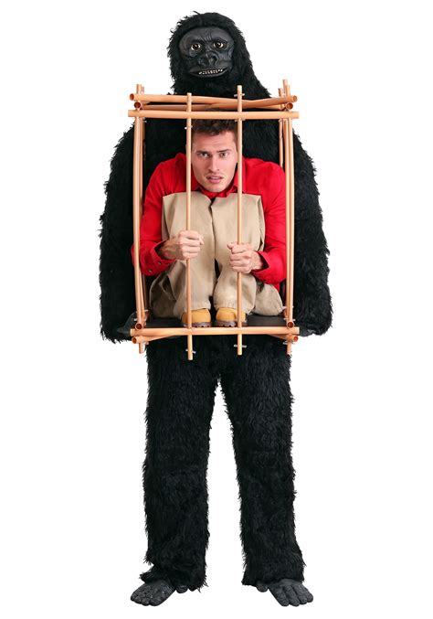 Man In A Gorilla Cage Costume Ebay