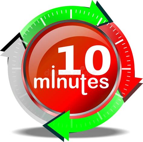 minutes stock illustration illustration  button