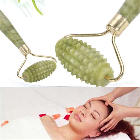 intensive massage jade roller natural jade massager jade facial roller  designed  create