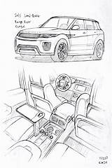 Drawing Car Rover Range Land Evoque Sketch Drawings Charger 1969 Coloring Tips Cars Dodge Draw Prisma Para Colorir Foose Desenhos sketch template