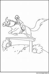 Springen Pferd Hindernis Ausdrucken Pferde Reiterin Malvorlagen Datei sketch template
