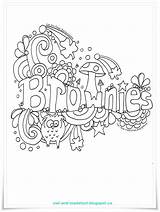 Brownie Brownies Guides Promise Scouts Badges Troop Sparks Toadstool sketch template