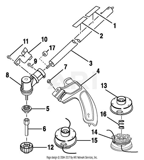 homelite ut cc string trimmer parts diagram