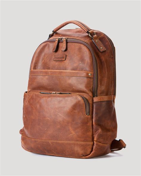 frye logan leather backpack  brown  men cognac lyst