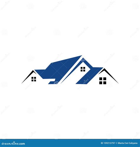 house logo group  houses logo vector stock vector illustration  development agent