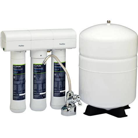 Ecopure Reverse Osmosis Under Sink Water Filtration System Ecop30