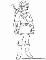 Coloring Pages Ocarina Time Zelda Link Hyrule Warriors Getcolorings Template sketch template