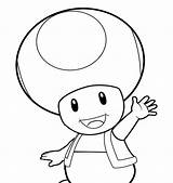 Toad Pages Nintendo Coloring Template sketch template