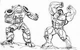 Hulk Coloring Buster Hulkbuster Coloringpagesfortoddlers sketch template