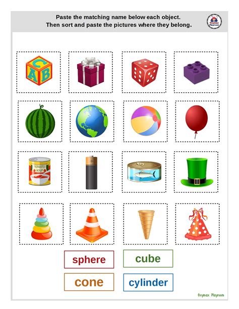 shapes  printable activities