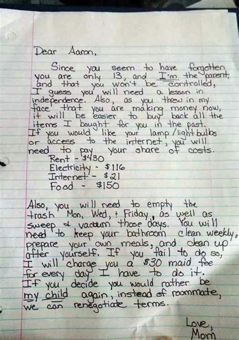 win mom letters letter  son parenting