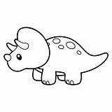 Triceratops Istockphoto sketch template