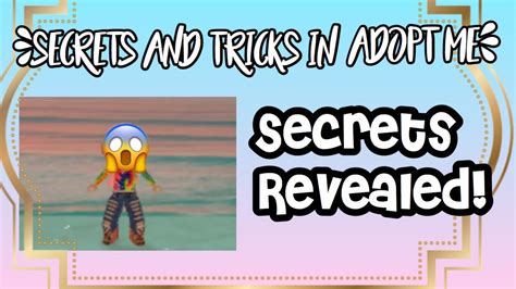 secrets  tricks  adopt  secrets explained youtube