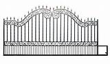 Gate Iron Drive Estate Gates Wrought Antiquity Designed Way sketch template