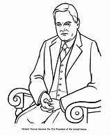 Hoover Herbert Coloring Pages Facts President Presidents Printables Patriotic Printable Usa Go Presidential Printing Help Print Next Back sketch template