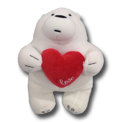 Miniso We Bare Bears Ice Bear Stuffed Toy Hobbies And Toys Toys