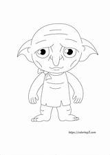 Dobby Coloring1 sketch template