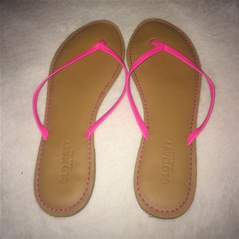 57 Off Old Navy Shoes Neon Pink Old Navy Flip Flops From Lydia S