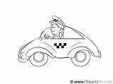 Berufe Ausmalbild Taxifahrer Malvorlage Titel sketch template