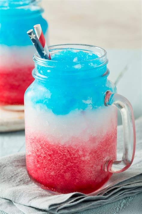 red white blue slushie cocktail messinas catering
