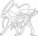 Suicune Generation sketch template