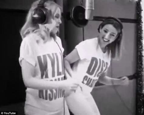 kylie and dannii minogue reunite in video for christmas disco song 100