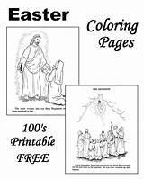 Easter Coloring Pages Religious Kids Catholic Christian Printable Bible Colouring Sheets Printables Worksheets Preschool Holiday Good Fun Time Bunny Egg sketch template