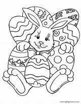 Easter Coloring Egg Pages Printable Print Patterns Rabbit Kids Bunny Spring Coloringpagecentral sketch template