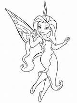 Coloring Pages Disney Fairy Silvermist Printable Coloring4free Cartoons 2284 Color Girls Recommended sketch template