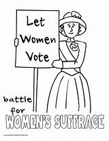 Coloring Pages History Right Vote Women Voting Suffrage Amendment 19th Studies Social Volume Mystery Book Timeline Getdrawings Worksheets sketch template